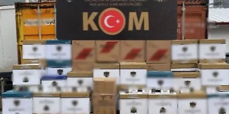 Gaziantep’te kaçak sigara operasyonu