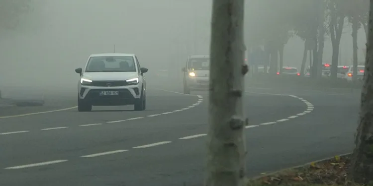 Diyarbakır’da yoğun sis etkili oldu