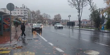 Tekirdağ’da sağanak yağış