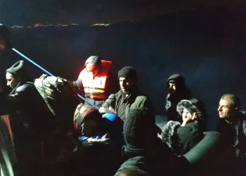 Bodrum’da 35 düzensiz göçmen kurtarıldı