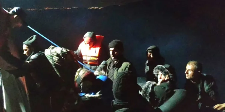 Bodrum’da 35 düzensiz göçmen kurtarıldı