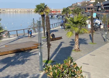 Sıcak havayı gören sahile koştu