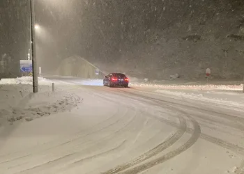 Ilgaz Dağı’nda yoğun kar yağışı