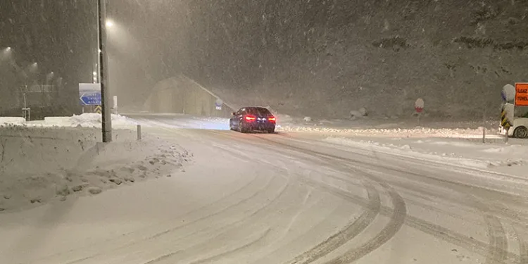Ilgaz Dağı’nda yoğun kar yağışı