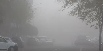 Diyarbakır güne yoğun sis ile uyandı