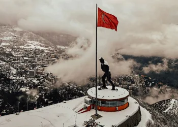 Kar manzaraları hayran bıraktı