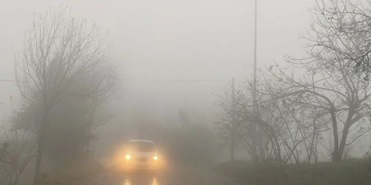 Sıcaklık düştü, sis etkili oldu