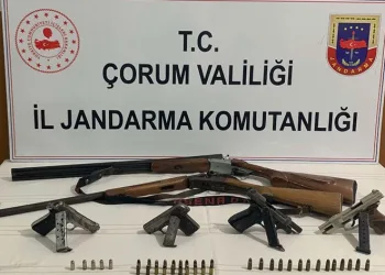 Jandarmadan kaçak silah operasyonu