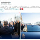 Cumhurbaşkanı Orban'dan güldüren paylaşım