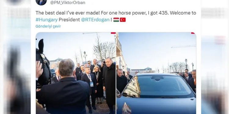 Cumhurbaşkanı Orban’dan güldüren paylaşım