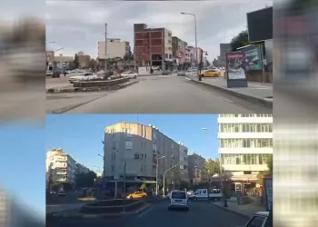 Depremler sonrası sokaklar tanınmayacak halde