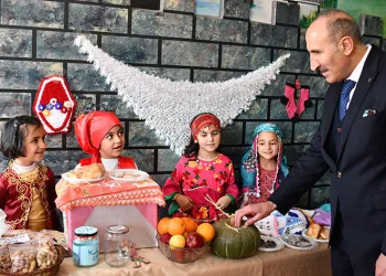 Öğrencilerden yerli malı kutlaması