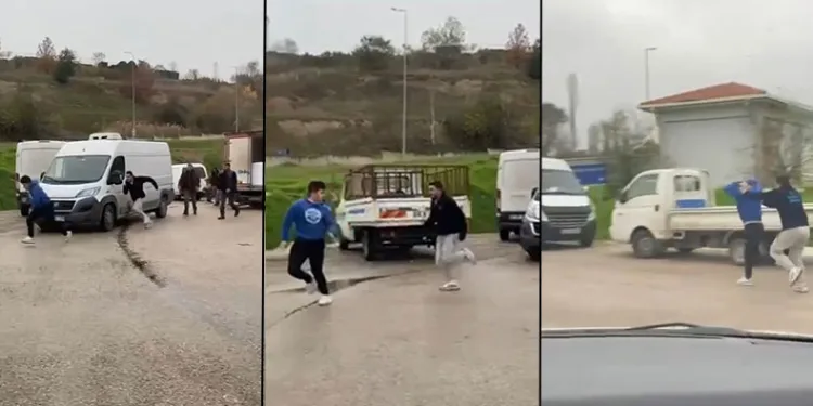 Bursa’da kovaladığı kişi yakalayıp darp etti