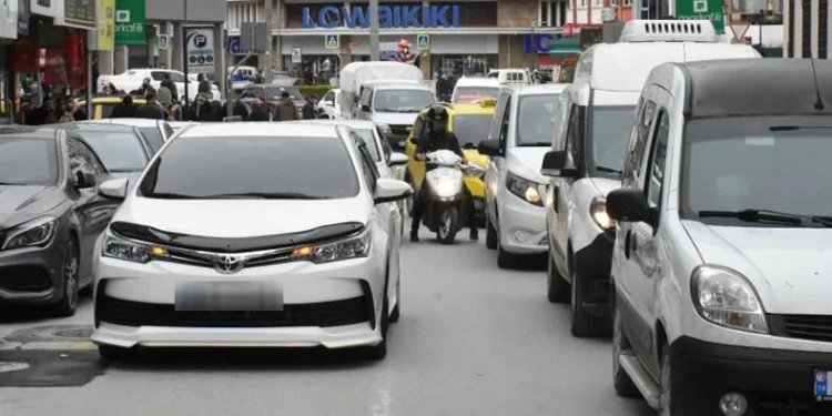 Kasım ayında araç sayısı 582 bin oldu