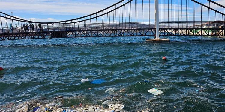 Bandırma’da lodos etkili oldu