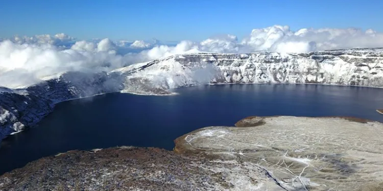Nemrut’ta kış güzelliği