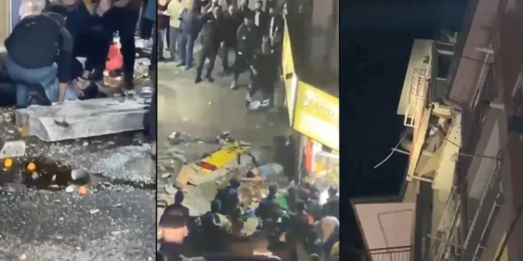 7. kattan balkonla birlikte düştü