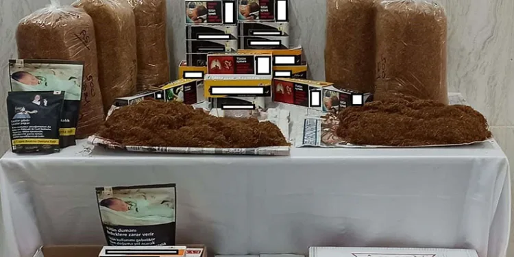 Gümüşhane’de kaçak tütün operasyonu