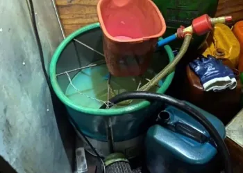 800 litre kaçak akaryakıt ele geçirildi