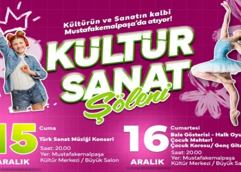 Mustafakemalpaşa’da kültür sanat şöleni yaşanacak