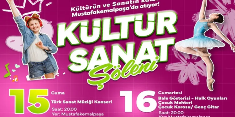 Mustafakemalpaşa’da kültür sanat şöleni yaşanacak