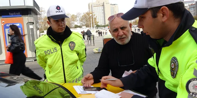 Ticari taksi denetiminde şoförlere ceza yağdı