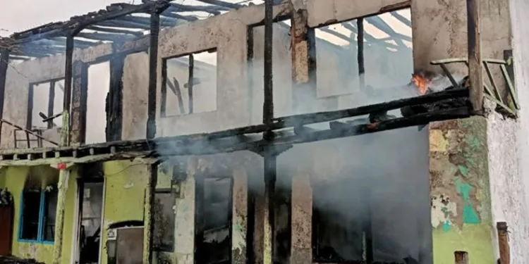 Kırklareli’nde ev yangını