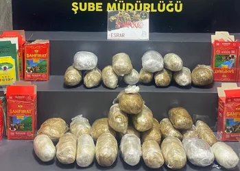 Çay kutusunda uyuşturucu sevkiyatı