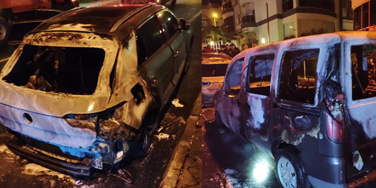 Kuşadası’nda araçların kundaklandığı iddiası