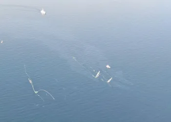Kocaeli’de tersanede korku dolu anlar