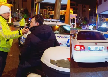 Balıkesir’de 36 araç trafikten men edildi