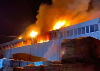 Bilecik’te seramik fabrikasında yangın