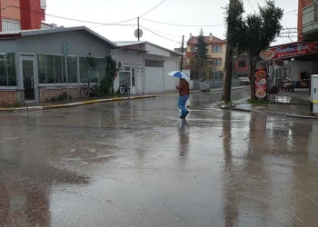 Balıkesir’de sağanak etkili oldu
