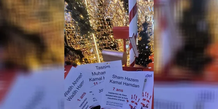 Fransa’da, İsrail’in saldırılarına karşı eylem