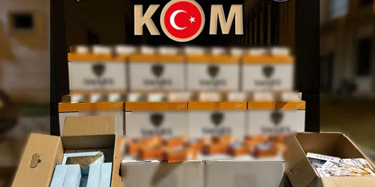 Kocaeli’de 470 bin makaron ele geçirildi