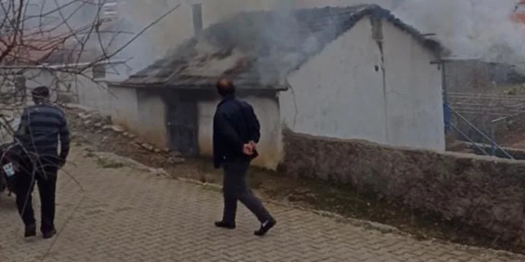 Menteşe’de ev yangını