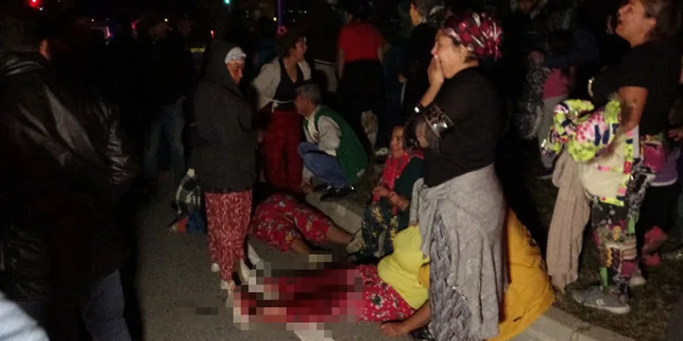 Otomobil çarptıktan sonra üzerinden 2 araç geçti