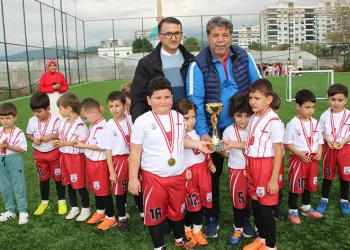 Anaokulları arasında futbol turnuvası