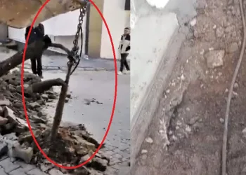Yer altından kaçak elektrik çektiler