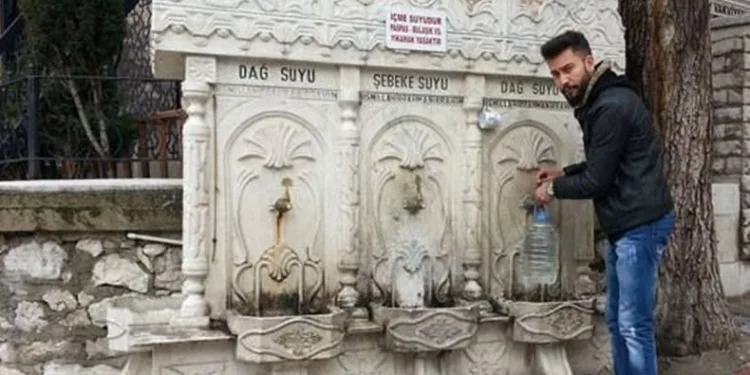 Dağ suyu şebekesi alt yapı çalışmalarından zarar gördü
