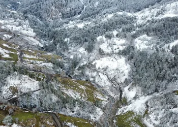 Ilgaz Dağı’nın eteklerinde kartpostallık görüntüler