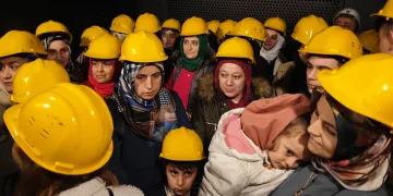 Maden ocağında duygu dolu anlar