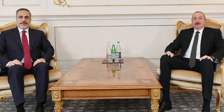 Bakan Fidan, Aliyev ile görüştü