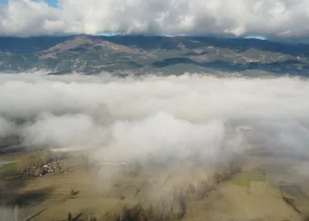 Mudurnu’da sis manzarası