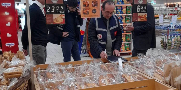 Ekmek satışı yapan işletmelere denetim