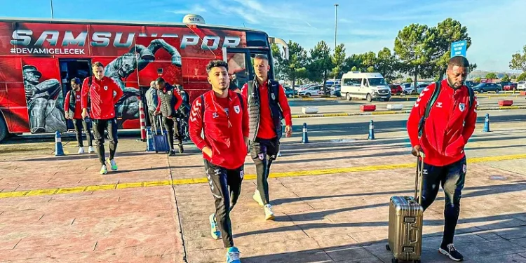 Samsunspor, Adana Demirspor deplasmanına 6 eksikle gitti