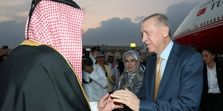 Cumhurbaşkanı Erdoğan Katar’da