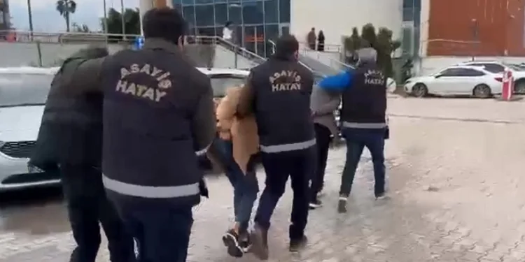 İskenderun’da hırsızlık şüphelisi 3 kişi tutuklandı
