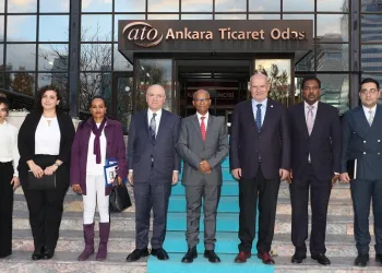 Etiyopya Ankara Büyükelçisi Mahmud, ATO Başkanı Baran’ı ziyaret etti