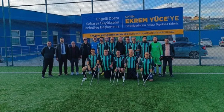 Sakarya Büyükşehir Belediyesi Bedensel Engelliler Futbol Takımı, Antalya’dan puanla döndü